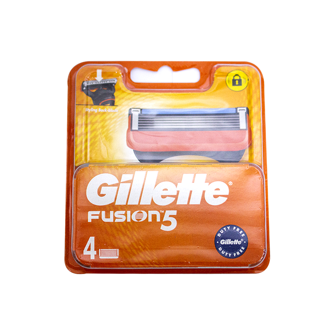 Gillette fusion 5 cartridge razors 4pcs