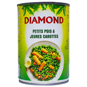 Diamond peas and baby carrots 400g