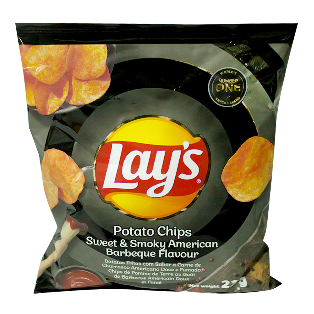Lays sweet and smoky chips 23g