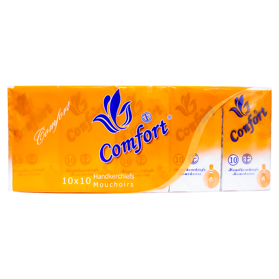 Comfort Orange Tissues x10
