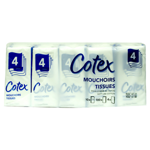 Cotex tissue pack 10 pieces