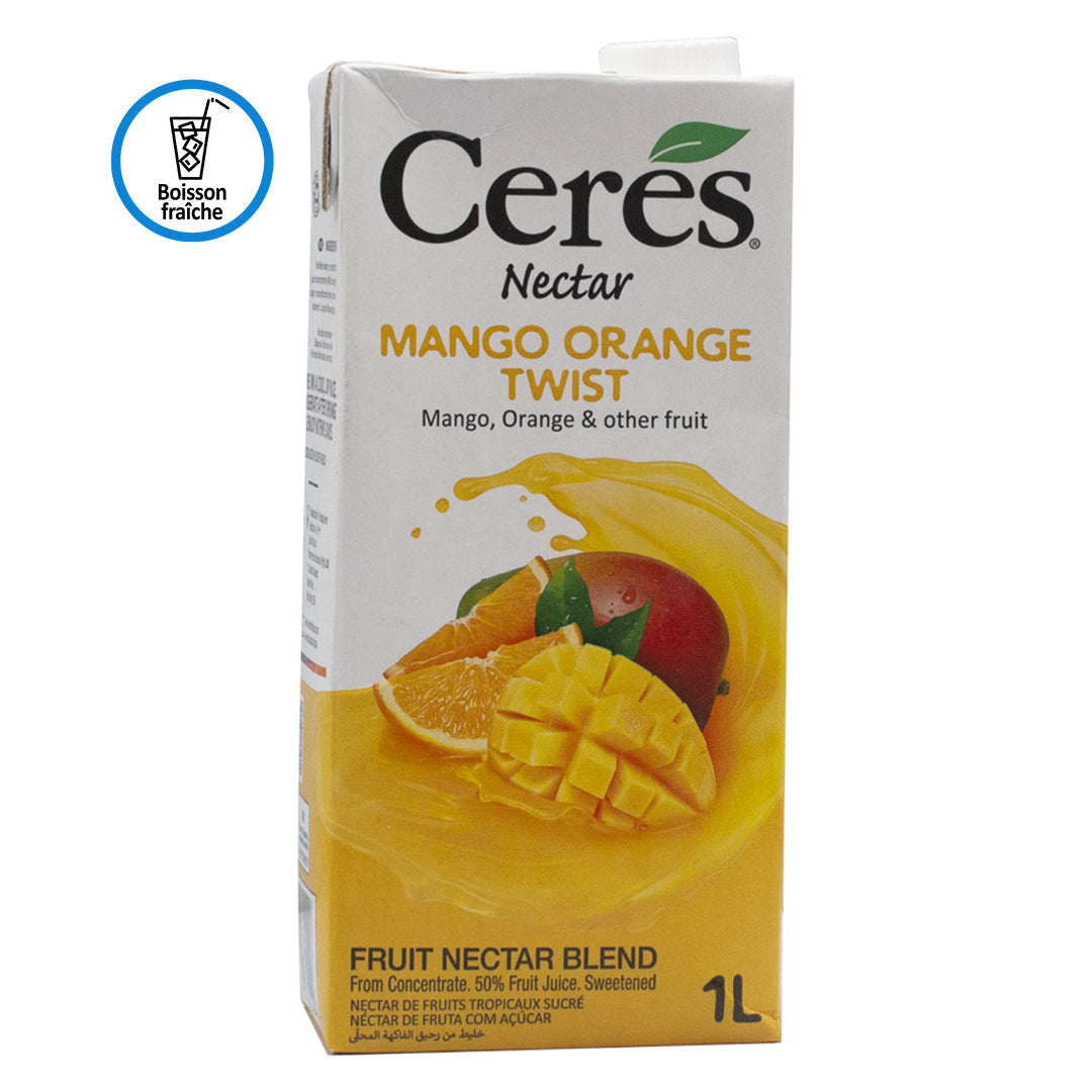 Ceres mango orange twist juice 1l