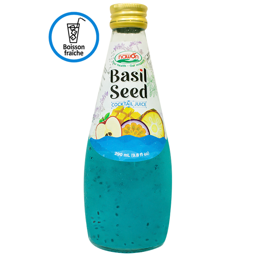 Nawon basil seed fruit cocktail juice 290ml