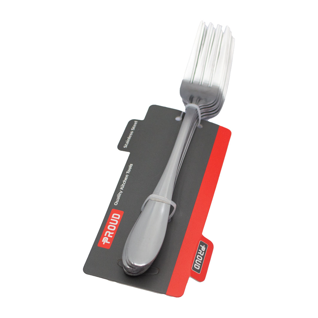 Proud steel forks 6 pieces