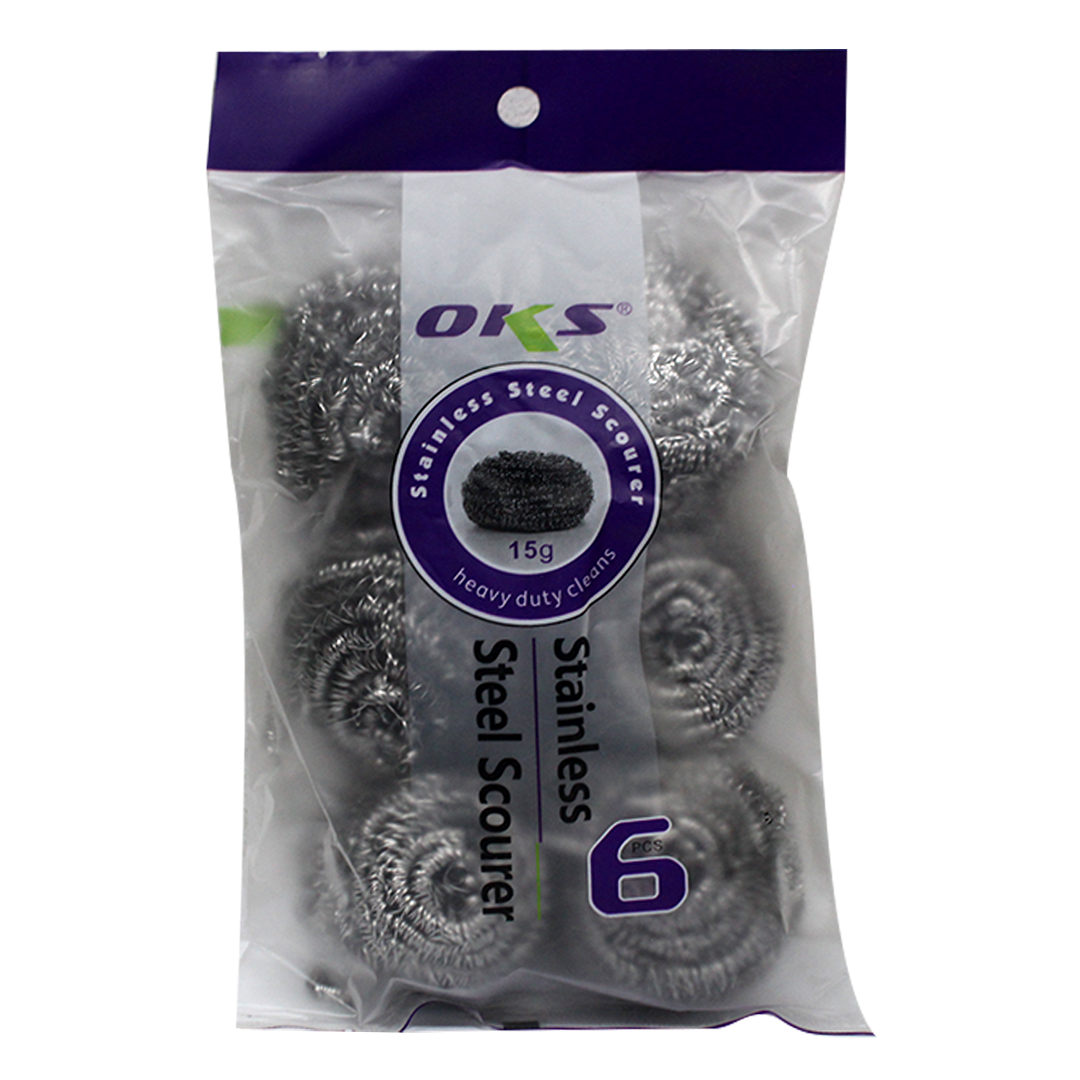 OKS steel sponges pack of 6