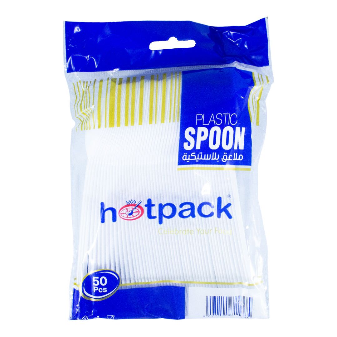 Hotpack plastic spoons 50 pieces