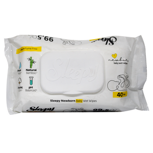 Sleepy newborn baby wipes 40 pieces