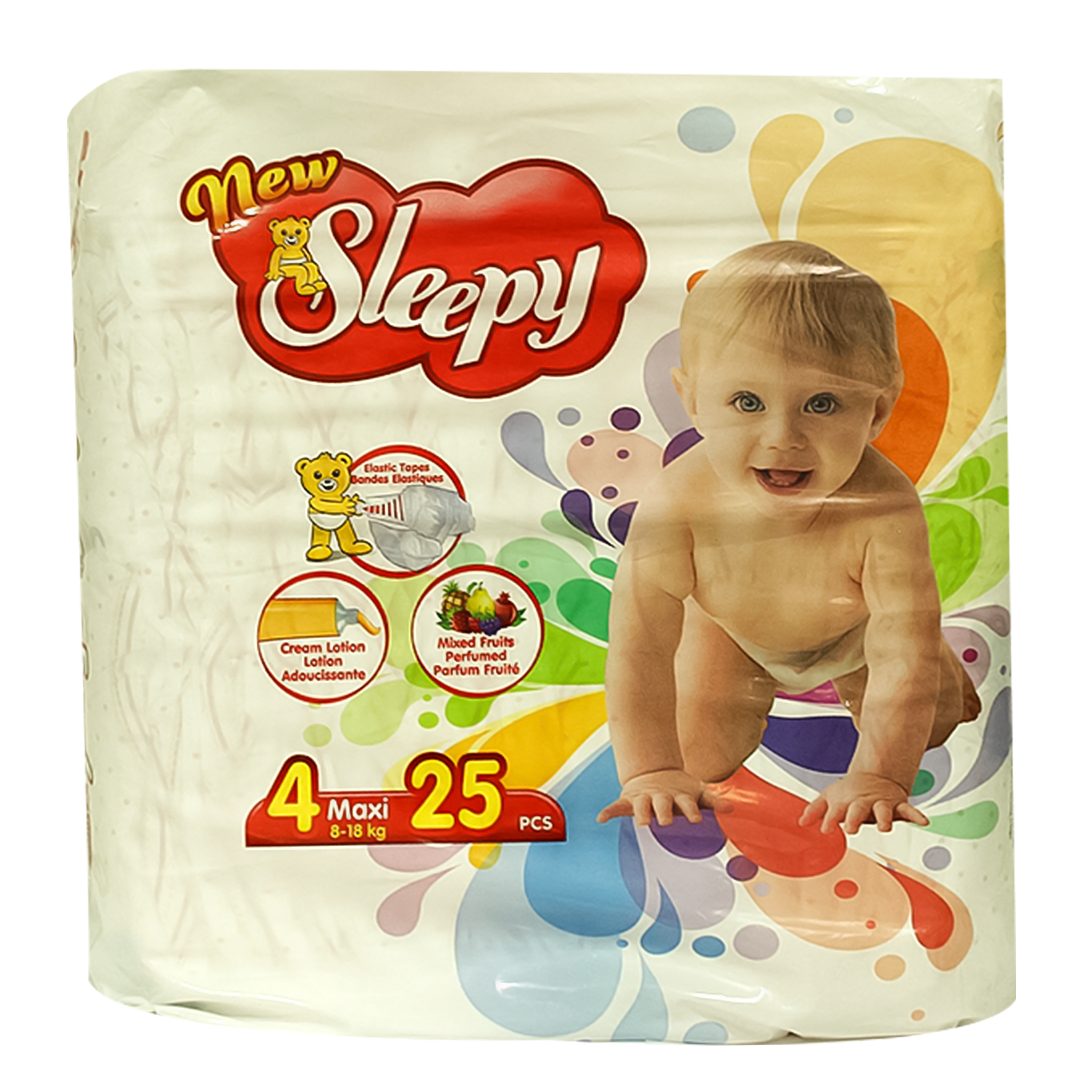 Sleepy baby diapers Maxi size 4 25 pieces