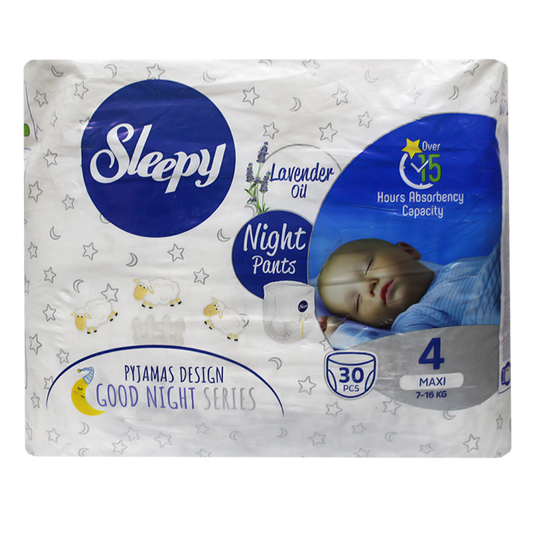 Sleepy baby night pants size 4 30 pieces