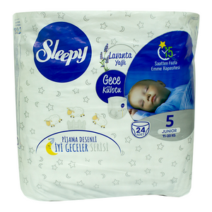 Sleepy baby night pants size 5 24 pieces