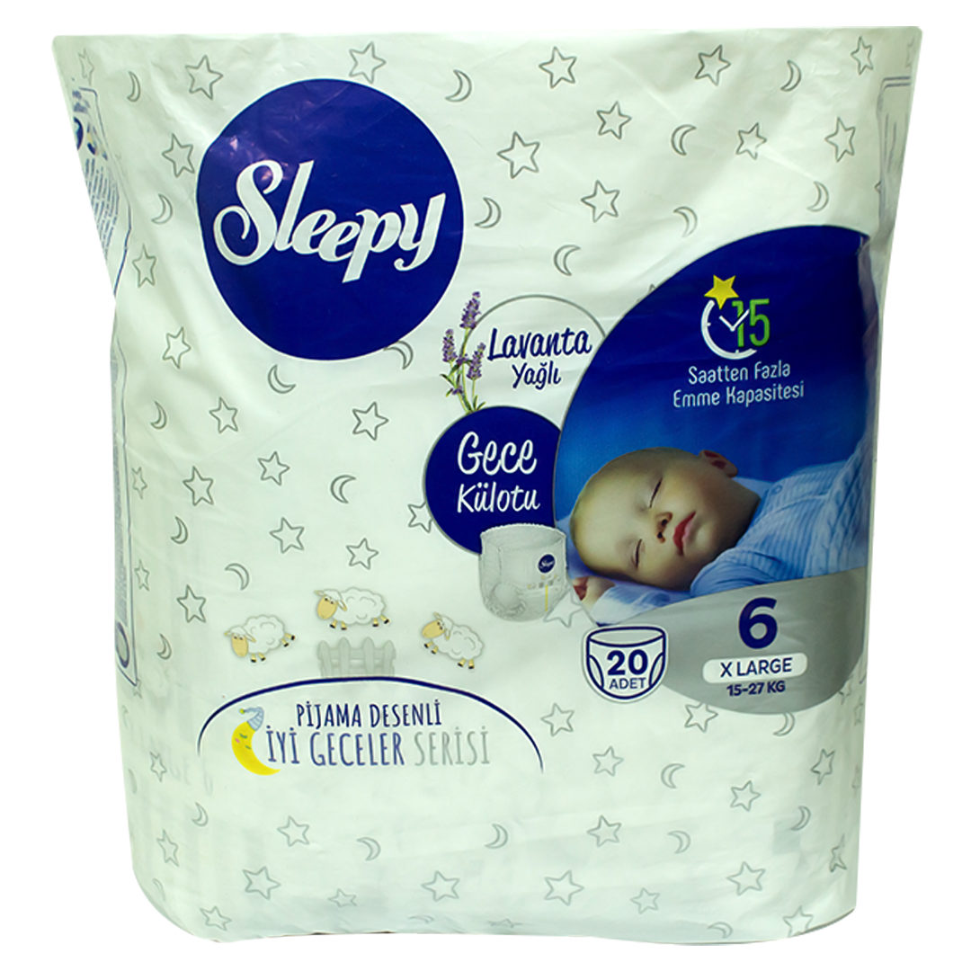 Sleepy baby night pants size 6 20 pieces