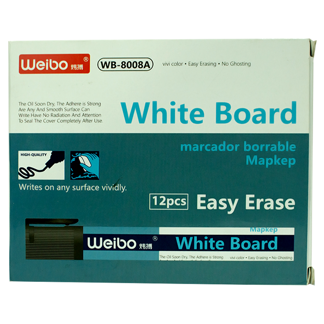 Weibo whiteboard marker blue model WB-8008