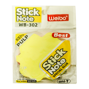 Weibo Sticky Notes 76x76mm 100 Sheets Model WB-302