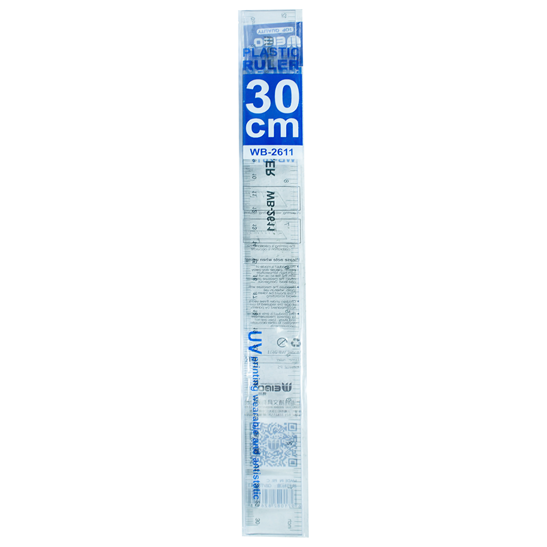 Weibo Ruler 30cm 1pc