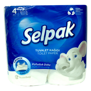 Selpak toilet paper 3 ply 4 rolls