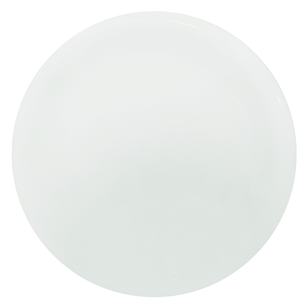 White ceramic plate 8.5"