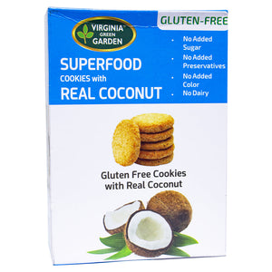Virgina green garden natural coconut biscuits gluten-free 200g