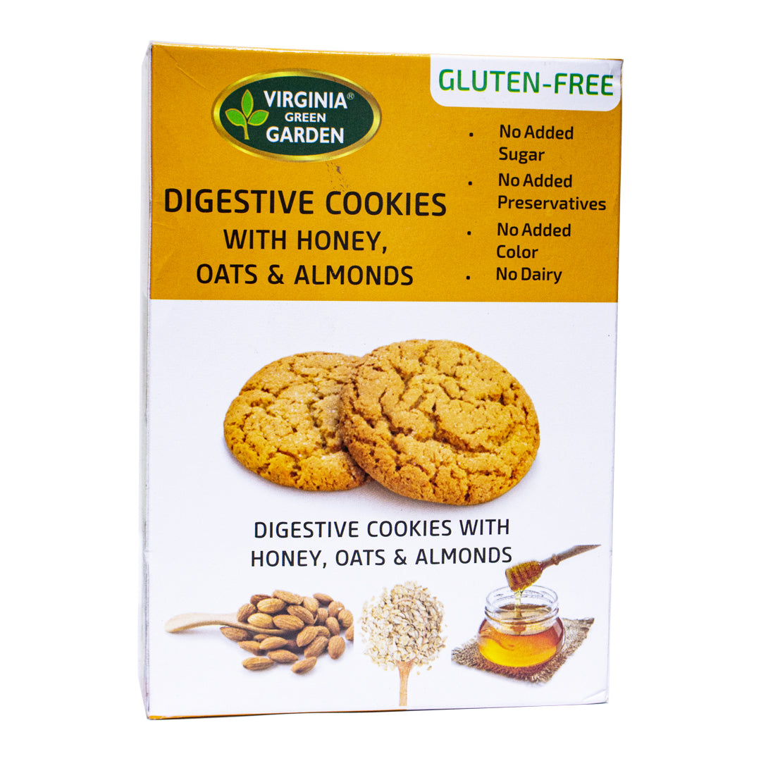 Virgina green garden digestive biscuits with honey oats almonds 200g