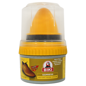 Biki Shoe Shine Cream Instant Express Neutral 50ml Model NO-350