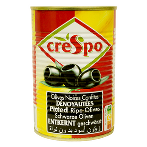 Crespo pitted black olives 425ml
