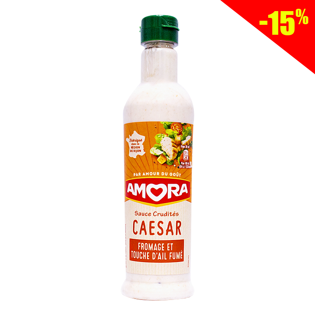 Amora Caesar Dressing with Cheese and Smoked Garlic 380ml