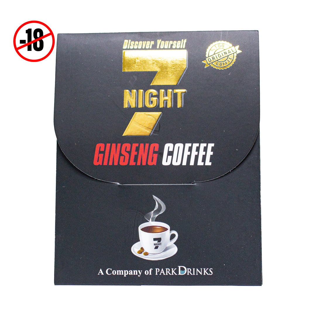 7 Night ginseng coffee for men pack 15g 6 pieces