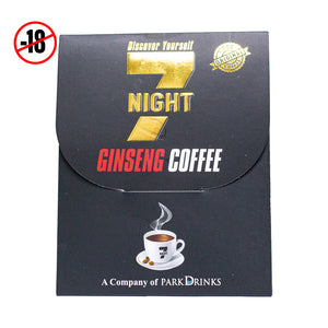 7 Night ginseng coffee for men pack 15g 6 pieces
