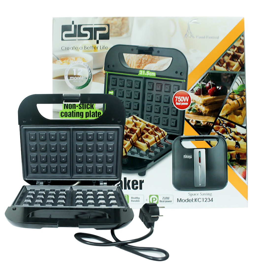 DSP Waffle Maker Non Stick Coating 1 Piece