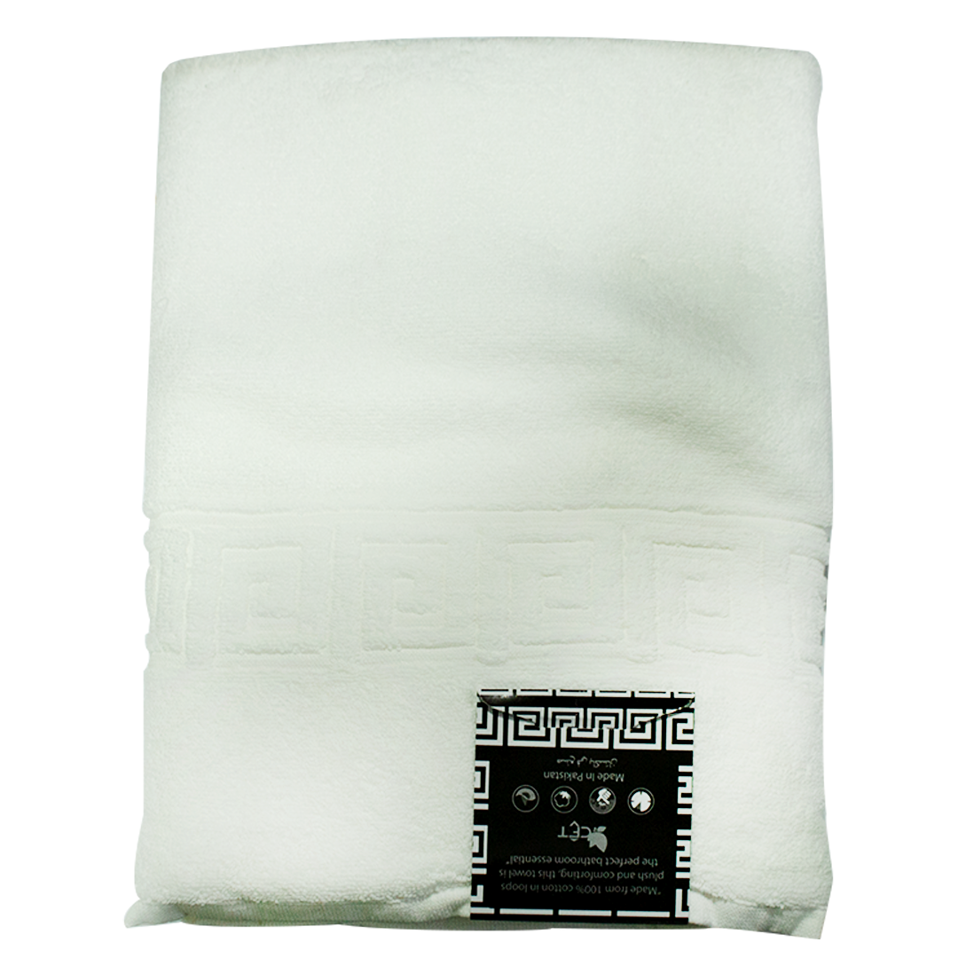 Tex Towel Royal Design White 50x80cm 1 Piece