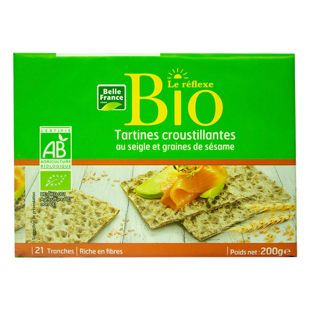 Belle France Organic Crispy Rusk 200g