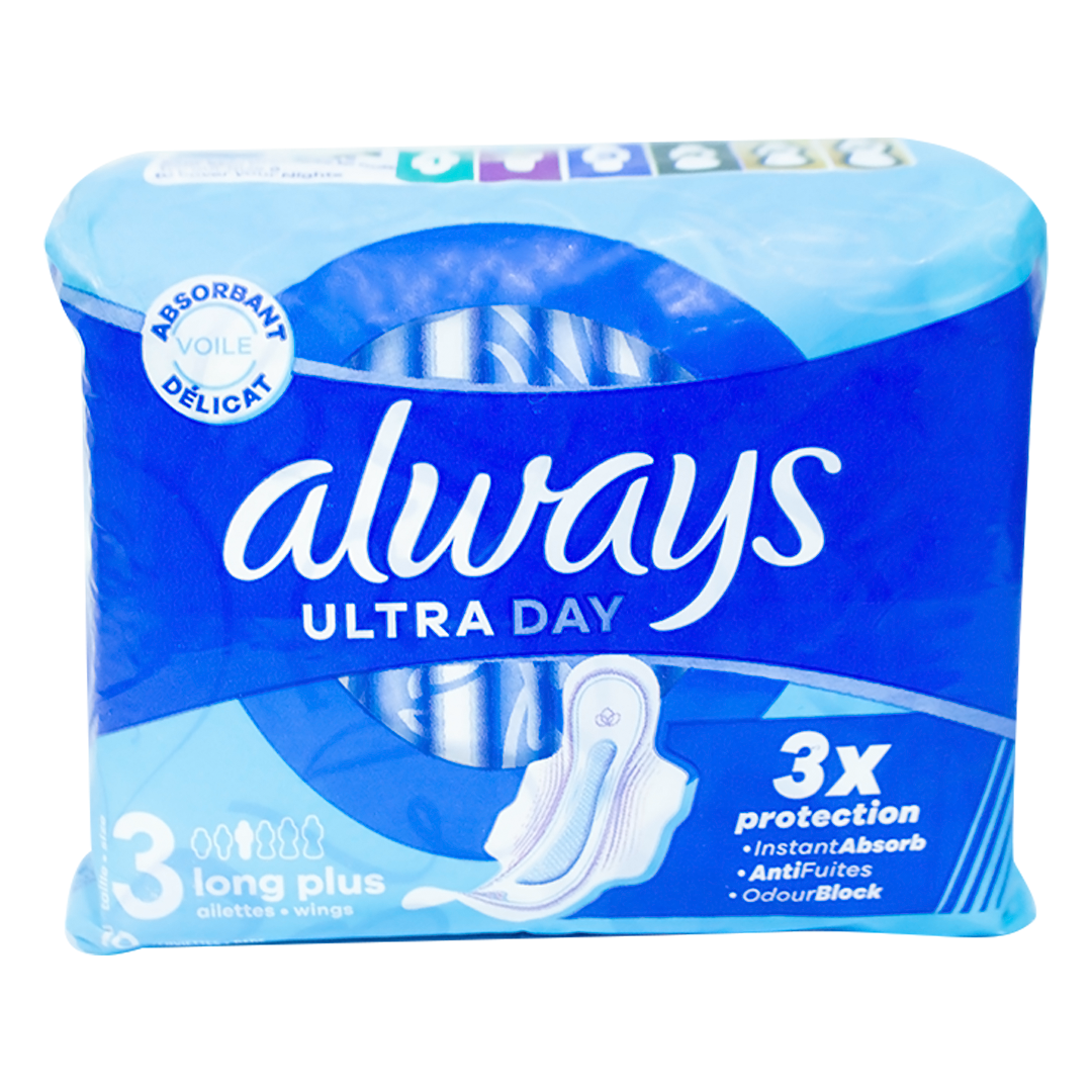 Always Ultra Day & Night Size 3 Long 10 Pieces