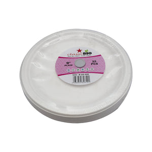 Classi biodegradable plates 9'' 220mm 25 pieces