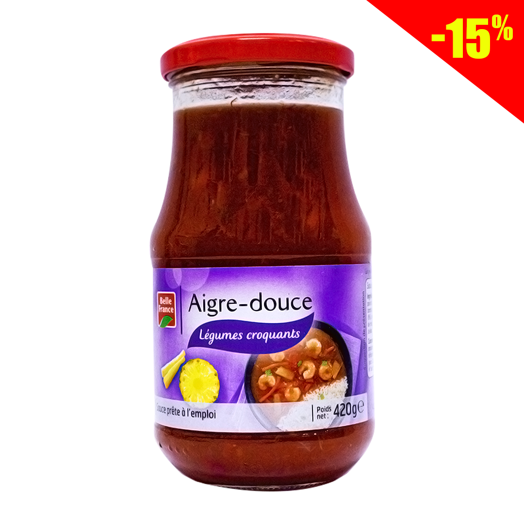 Belle France Sweet and Sour Sauce with Crunchy Vegetables 420g