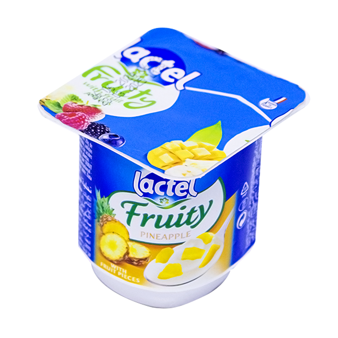 Lactel Yogurt Fruity Pineapple 125g