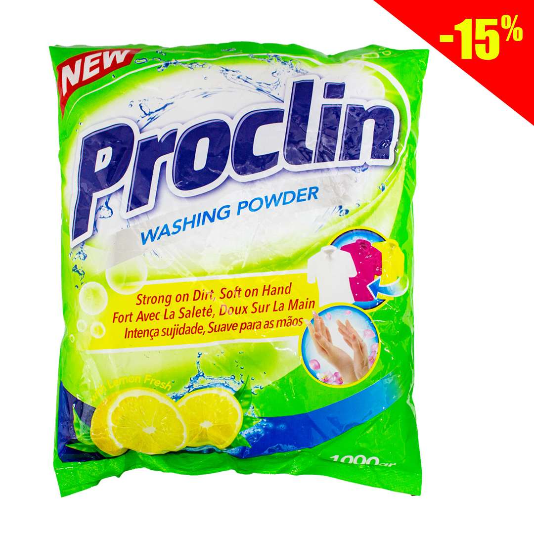 Proclin soft hand detergent powder with lemon 1kg