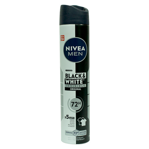 Nivea deodorant Black & White Invisible Original 72h men spray 200ml