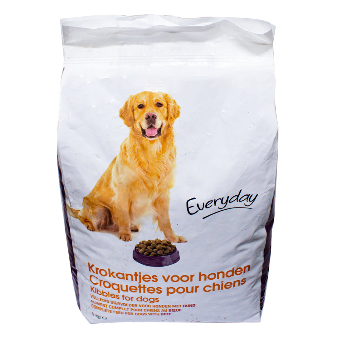 Everyday complete dog food with beef croquettes 5kg