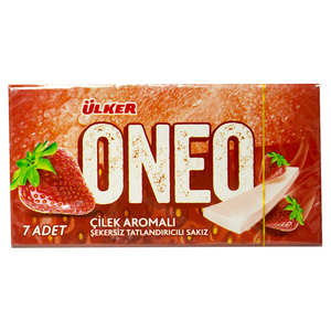 Ulker Oneo strawberry gum 14g