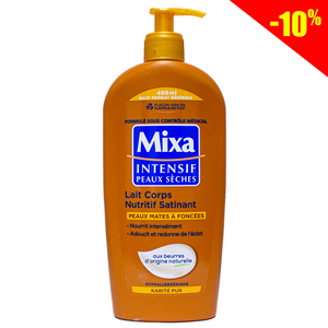 Mixa intensive dry skin nourishing body milk for dark and matte skin 400ml