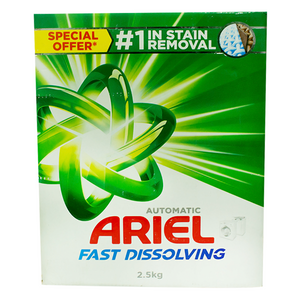 Ariel Automatic Detergent Fast Dissolving 2.5kg