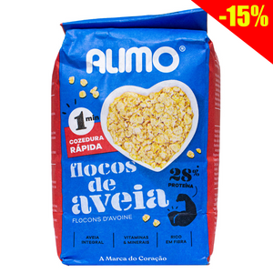 Alimo oatmeal flakes 28% protein 500g