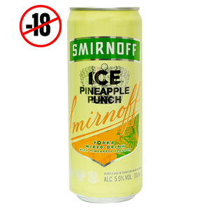 Smirnoff vodka ice pineapple punch 5.5% 330ml
