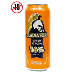 Gladiator extra strong beer 16% 500ml