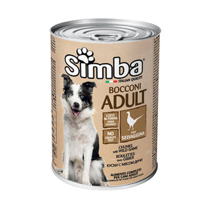Simba wild game dog meatballs 415g