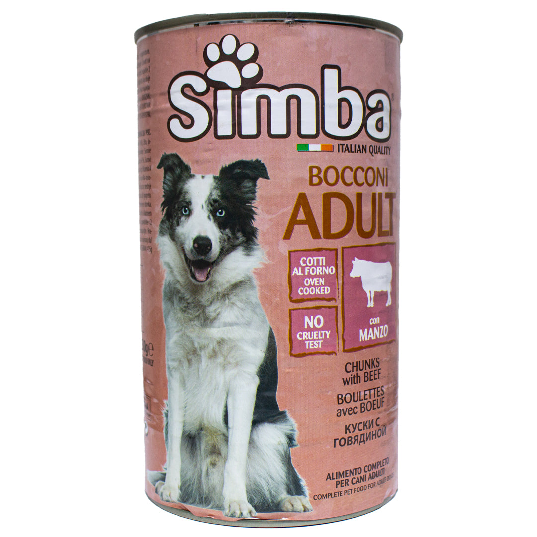 Simba adult beef dog meatballs 1030g