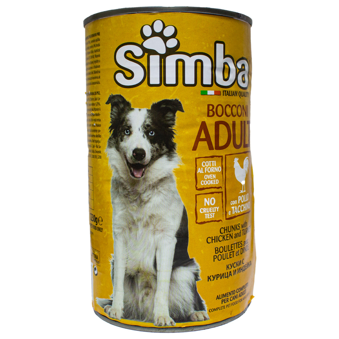 Simba adult chicken and turkey dog meatballs 1230g