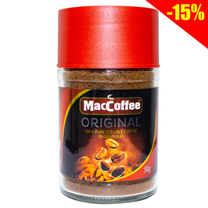 MacCoffee original 100% pure and soluble Livanto coffee 50g