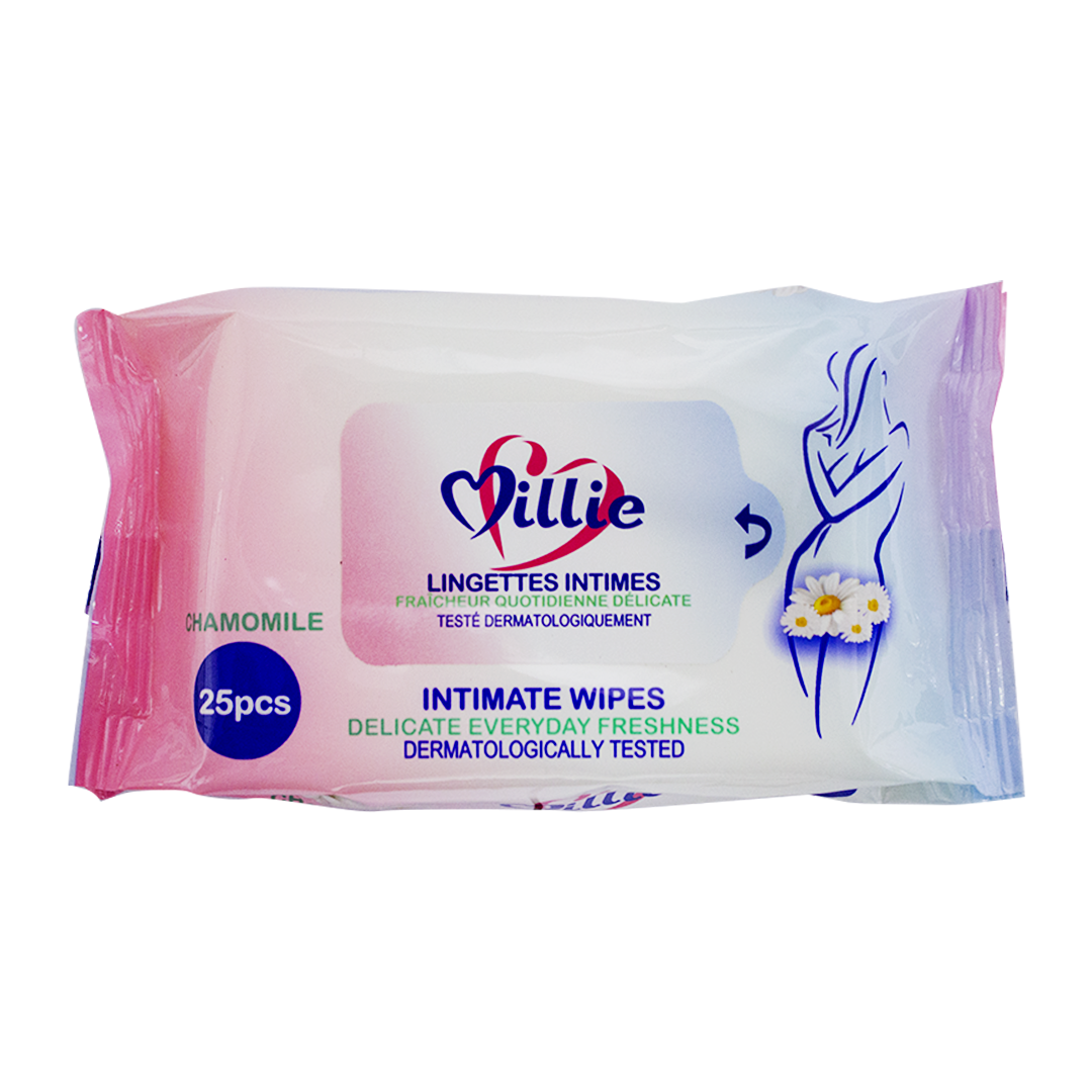 Millie Intimate Wipes 25 Pieces