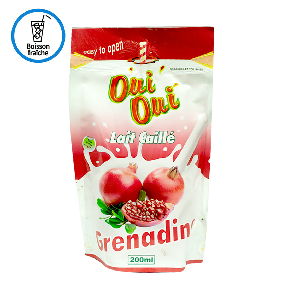 Oui Oui Fermented Milk Grenadine 200ml
