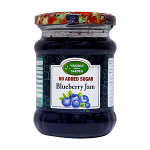 CONFITURE VIRGINA GREEN GARDEN BLUEBERRY NO SUGAR 250GM